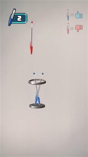 Pens Drop Challenge 😱 | Perfect Timing & Accuracy | #Shorts