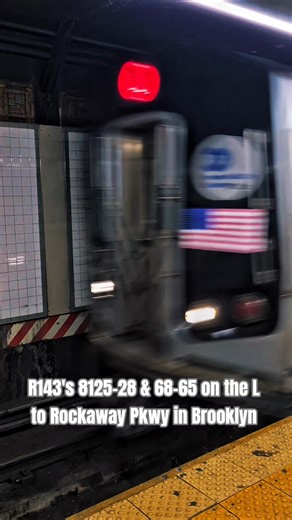 NYCS: #R143 on the L arriving @ Union Sq #mta #nycsubway #youtubeshorts #manhattan #unionsquare