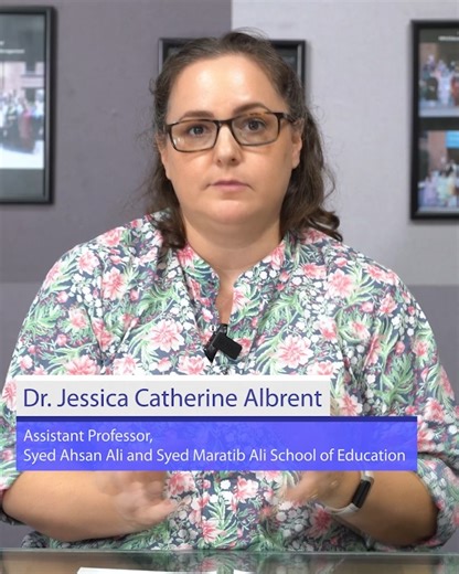3.9K reactions · 64 shares | How can research transform education? Dr. Jessica Catherine Albrent, Assistant Professor at the Syed Ahsan Ali and Syed Maratib Ali School of Education, shares how the MPhil in Education Leadership and Management equips students with global insights and local research experience to tackle complex educational challenges. Join a community dedicated to transforming the education landscape—apply now! | LUMS | Facebook