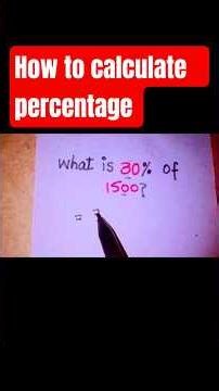 How to calculate percentage|| percentage kaise nikale || percentage #percentage #maths #study