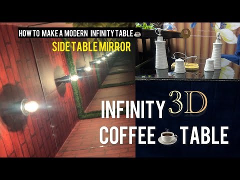 How To Make a Infinity Table At Home Step by Step Guide Pakistan | Table Coffee Infinity Mirror
