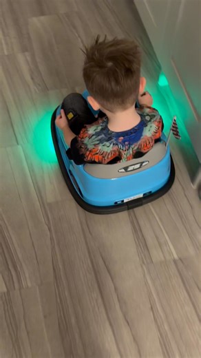 He absolutely loves his bumper car Melissa got him for Christmas look at his little face I’ve never seen him so happy #fyp #toy #viral #trending | Right Guys Reviews