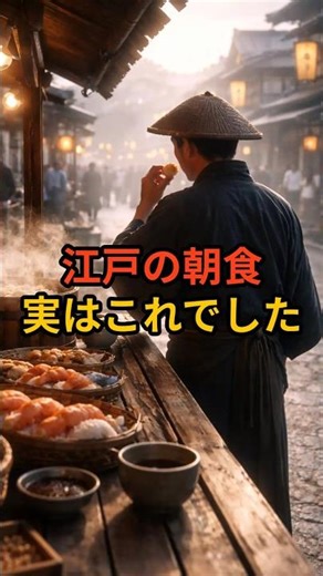 江戸っ子 朝から寿司を食う 100万都市を支えた爆速ファストフードの正体 #雑学 #日本史
