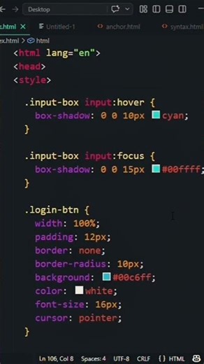 🔥 Amazing Liquid Login Page Animation | HTML & CSS#html#top#css#animation