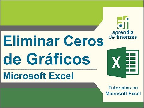 Eliminar los ceros de gráficos y tablas en MS Excel