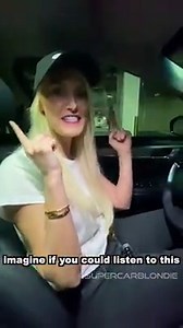 This car comes with a digital fire place!! 🔥 Thanks to Hyundai | Supercar Blondie