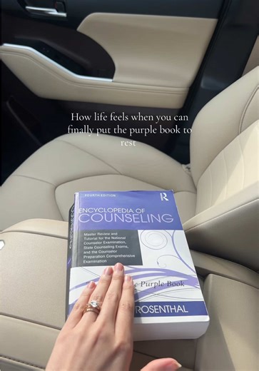 CPCE & NCE ✅ all credit to Dr. Howard Rosenthal my king 👑 #mentalhealthcounselor #NCEprep #CPCEprep #babytherapist #purplebook
