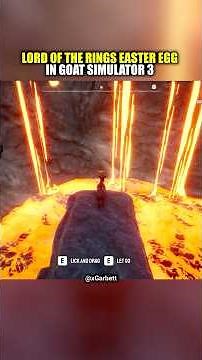 CRAZY Lord of The Rings Easter Egg in Goat Simulator 3