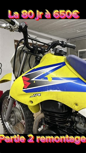 La restauration de la 80 jr de 2006 à 650€ partie 2 remontage moteur. Une partie 3 ou je la redémarre vous intéresse ? Plutôt team jr80 ou pw80 ? #pw #80jr #mecaniquemoto #garage #moto #piwi80 #restauration #nzmotors #bikelife #suzuki #yamaha