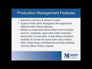 Sage 100 Manufacturing 101