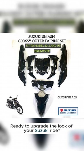 Brandnew Suzuki Smash Genuine Original Glossy Outer Fairing Set