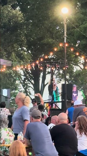 Van Halen tribute band rules the the crowd with Panama! #Caanstatters