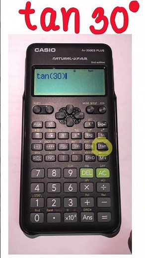 tan 30 degree #calculator #trigonometry