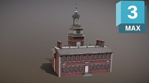 在3ds Max中从零开始建模美国独立纪念馆｜完整3D建筑建模教学