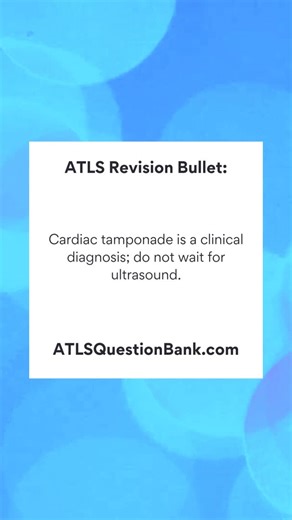 @atlsquestionbank on Instagram: "Visit ATLSQuestionBank.com for Recalled ATLS Exam Questions and Condensed Revision Notes. ✅ #AdvancedTraumaLifeSupport #ATLS #ATLSExam #ATLSCertified #ATLSPrep #ATLSStudy #TraumaTraining"