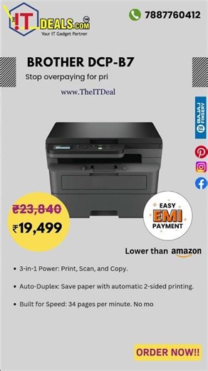 🎥 The Brother DCP-B7600DB 'Toner Box' Laser Printer Review (2026) by TheITDeals! 🎥 #printer