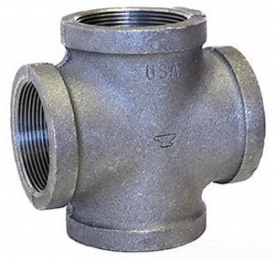 1 inch Galvanized Steel Malleable Cross