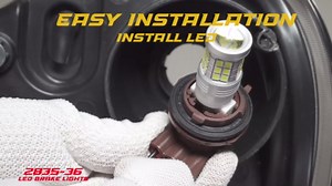 BAY15D 1157 LED Bulbs, Amber Yellow Turn Signal Lights 7528 2357 3496 1157NA 2357NA Dual Filament Super Bright 2835 36-SMD Replacement