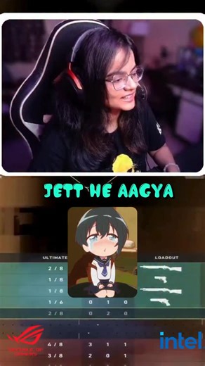 Saloniii🧚🏻‍♀️🧿 on Instagram: "Ek round baap khelke dusre hi round hagneka ghamand hai 🤓 #gamer #valorant #streamer"