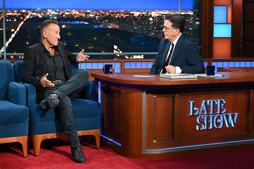 Bruce Springsteen joins Stephen Colbert in Late Show's final week