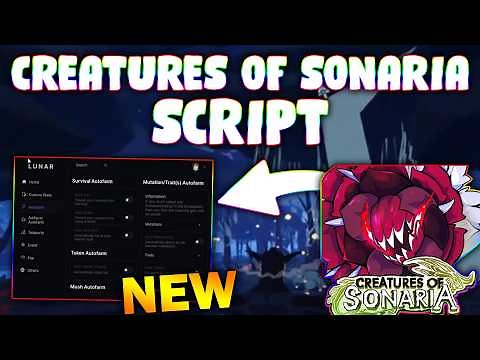 *NEW* Creatures of Sonaria Script (PASTEBIN 2026) (KILL AURA, AUTO EAT , AUTO DRINK , ARTIFACT FARM)