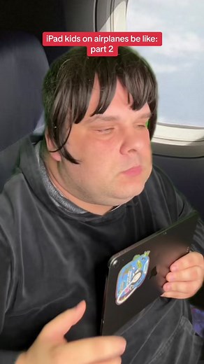 #greenscreen ipad kids on airplanes be like: part 2 | ipad kid gets his ipad taken away