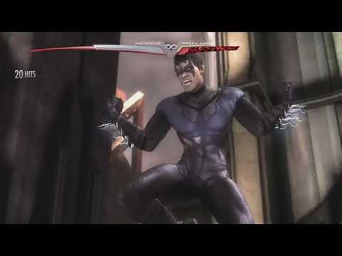 Injustice: God Among Us - Nightwing - Classic Battle On Very Hard (No Matches Lost)
