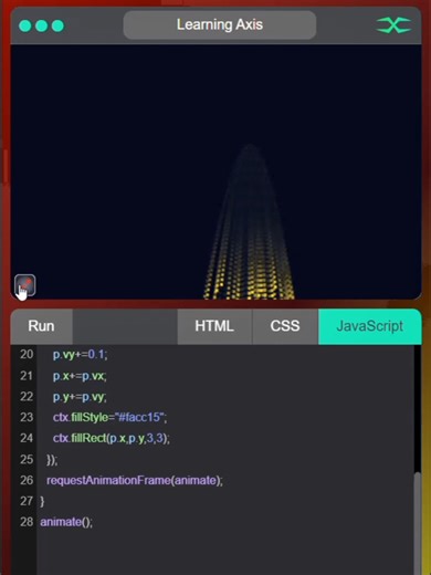 Sand Simulation | HTML CSS JavaScript #uktiktok #webdevelopment #foryou #webdesign