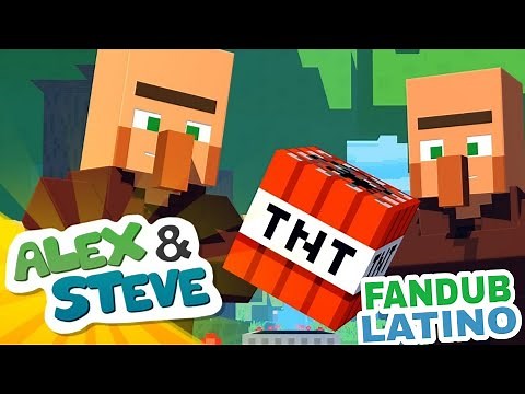 TNT | La Vida de Alex y Steve (Animación de Minecraft) Español Latino (Fandub)