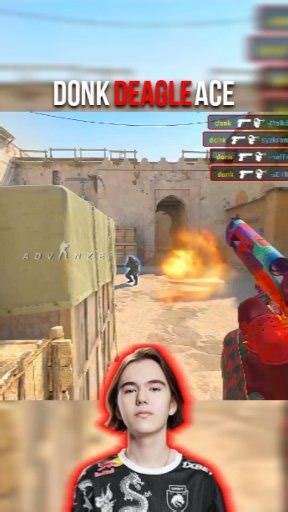 Deagle Ace | On Dust 2 🥵 | donk #CS2 #csgo #cs2clips #csgoclips #counterstrike | advanze.cs