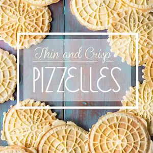 New: Thin & Crisp Pizzelles! Lighter than air and full of authentic anise flavor. This recipe is so close to my heart. I hope you'll carry on the tradition! http://bakingamoment.com/thin-crisp-pizzelles/ | Baking a Moment