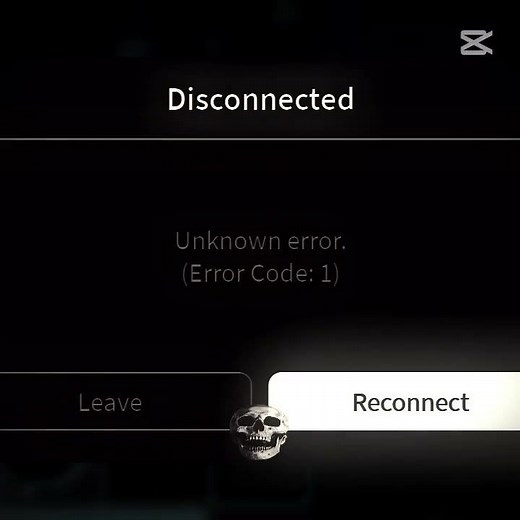 I got error code 1... #roblox