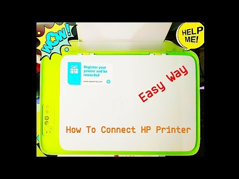 How to setup, install or connect HP DeskJet ink advantage 2135 to your laptop or computer.