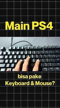 PS4 Bisa Pakai Keyboard & Mouse? #playstation #ps4 #playstation4