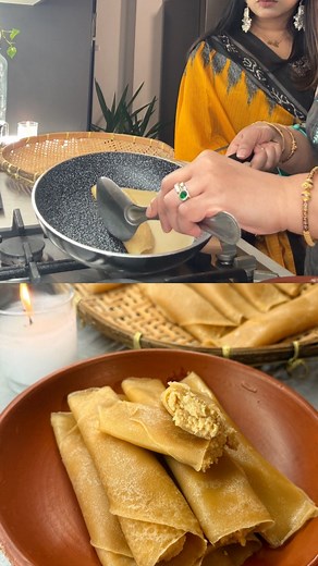 Cooking with ammu ep 2: আমাদের শরিয়তপুরের ঐতিহ্যবাহী পাটিসাপটা পিঠা 🫶🏼 | Anica Khan