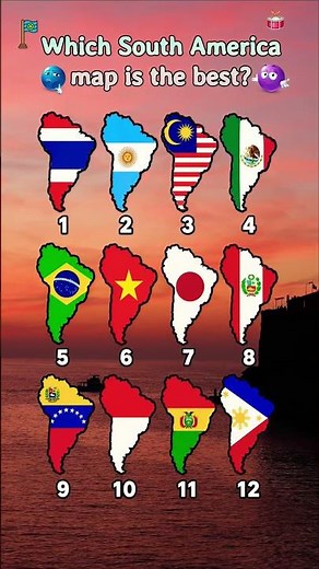 Which south america map is the best?