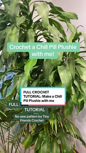 FULL CROCHET TUTORIAL- How to crochet a chill pill plushie!! (Super beginner friendly and no sew). Free Pattern by Tiny Friends Crochet. 💗 It means a lot to me to be able to crochet these chill pills for my fellow pharmacists so I figured I would share the process with you all 💗🥹 #crochettutorial #crochetchillpill #pharmacytiktok #pharmacistsoftiktok #beginnerfriendlycrochet #crochetbeginners #crochetersoftiktok #freecrochettutorial #crochettutorialforbeginners #beginnercrochettutorial #croch