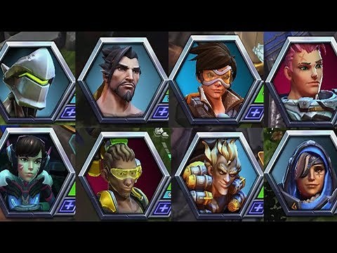 All the Overwatch Characters in Heroes of the Storm!