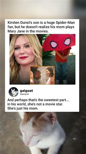 Kirsten Dunst's son had no idea his mother played Mary Jane.