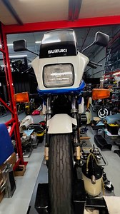 2.9K views · 118 reactions | Part one of two for today’s shop walk begins in Steve’s area on a very nice example of a GS550ES. Next up is olly on my personal RSV4 Factory that sold recently. Unfortunately it developed a light oil leak on the left side but it’s an easy fix. #iconicmotorbikes @bikeurious #iconicmotorbikeauctions #aprilia #suzuki #suzukigs550es #gs550es | Iconic Motorbikes | Facebook