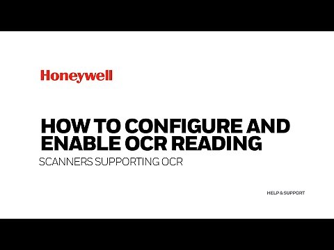 How to configure an OCR template and enable OCR reading