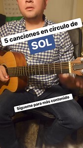 La version corta de mi video de canciones faciles en Circulo de Sol para principiantes en guitarra acustica #guitarra #acordes #cancionesfaciles #tutorial #frankysotomusic #guitarristas #principiantes #clase #online #easy | Franky Soto