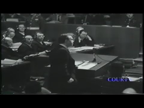 Nuremberg Trial Day 2 (1945) Robert H. Jackson Complete Nuremberg Trial Opening (Part 1)