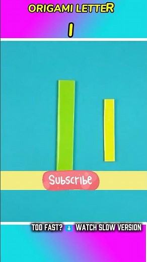 How to Make Origami Letter I ✉️ (Easy Tutorial for Beginners)