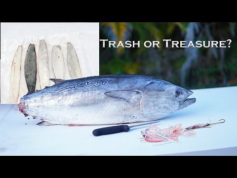 How to Make & Rig Bonita Strips to catch big Wahoo