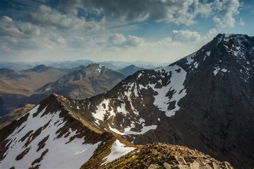 Ben Nevis hillwalker plunges over 300ft to his death in front of pals