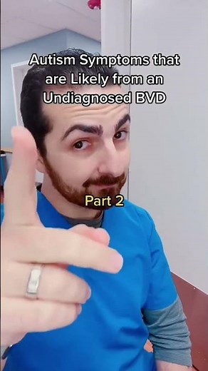 The mechanism behind many of these issues in Autism is binocular vision dysfunction