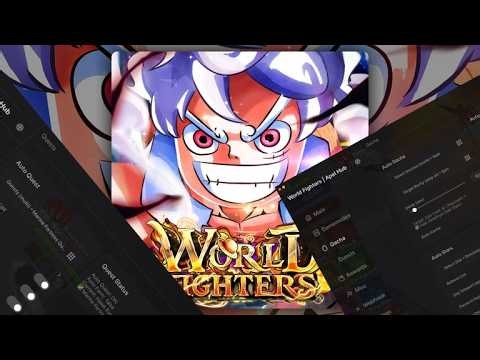 ROBLOX OP World Fighters Script (Auto Trial Auto Farm Auto Quest Auto Open Auto Gacha and more)