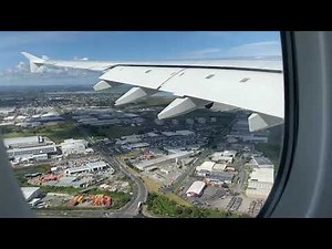 Landing at Auckland International Airport