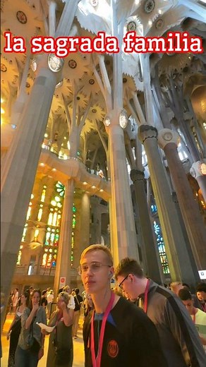 La Sagrada Familia: A Gaudi Masterpiece in the Heart of Barcelona 4k #travel #barcelona #europe